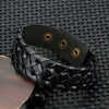Charm Jewelry Handmade Weave PU Leather Bracelet Vintage Bracelets Bangles Cuff Bracelet Men Jewelry Pulseira - Image 7