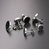 Stainless steel Stud Earrings Vintage Round Shape Drop Oil for Men Women Unisex Party Ear Jewelry Gift - Image 5