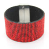 Xqni Colorful Crystal Bracelet Bangles Rhinestone Wide Wrap Charm Women Nation Flag Bracelet Cuff Bracelet Wristband Jewelry - Image 14
