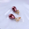 High Light Spring Colour Resin Waterdrop Clip on Earrings for Women Girl Party Without Pierced Favorite Jewelry - Image 6