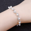 Simulated Pearl Crystal Bridal Jewelry Sets Simple Women Choker Necklace Earrings Bracelet Wedding Jewelry Sets - Image 5