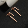 Smjel Simple T Bar Drop Earring for Women Geometric Ear Jacket Earrings Wedding Gifts - Image 5