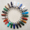 24pcs/lot Good Quality Assorted Stone Mixed Pillar Charms Chakra Pendants for Necklaces Making - Image 33