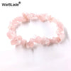 Irregular Chip Bead Stretch Bracelet in Multiple Colors - Image 6