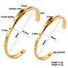 3 Colors Open Adjustable Cuff Bracelets for Women Roman Numerals With CZ Design Women Bangles Jewelry - Image 6