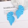 Geometric Gold Color Ginkgo Biloba Leaf Shape Drop Earring Creative Personality Simple Punk Woman Dangle Earring Jewelry - Image 10
