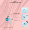 MODIAN 925 Sterling Silver Necklace Pendants Jewelry For Women With Chain Luxurious Mermai Crystal Stone Accessories