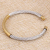Stainless Steel Cable Mesh Cuff Bracelets Chain Bracelet Bangles For Women Jewelry - Image 5