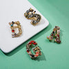 Enamel Pearl Rhinestone Letter Initials Brooches For Women Pins Metal Wedding Party Lady Jewelry Dress Suit Coat Gifts - Image 6