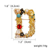 Enamel Pearl Rhinestone Letter Initials Brooches For Women Pins Metal Wedding Party Lady Jewelry Dress Suit Coat Gifts - Image 10
