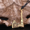 Slavic Axe Pendant Necklace Amulet Celtics Knot Nordic Valknut Rope Necklaces For Men Vintage Punk Jewelry Gifts - Image 6