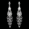 Silver Color Crystal Long Wedding Drop Earrings for Women Rhinestones Tassels Dangle Earrings Brides Gifts Party Jewelry - Image 31