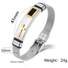 Classic Cool Cross Bracelet Men Jewelry Stainless Steel Mesh Length Adjustable Cold Color Mens Jewellery Bracelet - Image 3