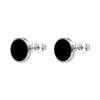 Stainless steel Stud Earrings Vintage Round Shape Drop Oil for Men Women Unisex Party Ear Jewelry Gift - Image 2