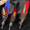 Tailor Smith Feather Brooch Lapel Pin Handmade Men Women Novelty Brooches Lapel Pins Dress Suit Accessory Gift - Image 5