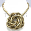 Flexible Twisted Iron Necklace in Multiple Colors - Image 28