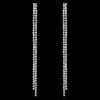 Silver Color Crystal Long Wedding Drop Earrings for Women Rhinestones Tassels Dangle Earrings Brides Gifts Party Jewelry - Image 22