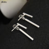 Smjel Simple T Bar Drop Earring for Women Geometric Ear Jacket Earrings Wedding Gifts - Image 4