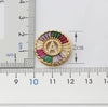 Rainbow Micro Pave CZ Cubic Zirconia A-Z Initials Letter Pendant Necklaces For Women Family Jewelry Gift - Image 2