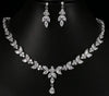 Cubic Zirconia Stud and Necklace Set with 44 cm Chain in Multiple Colors - Image 14