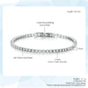 2.5mm Zirconia Tennis Bracelet for Women Crystal Charm Tennis Thin Chain Bracelet on Hand Wedding Jewelry - Image 6