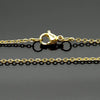Plated Gold Necklace Stainless Steel 1 mm 10''-36'' Inches Women Jewelry Link Rolo Chain Necklace - Image 7