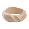 Resin Cuff Engraved Bracelets Bangles for Women White Acrylic Wide Big Bracelet Female Simple Charm Party Jewelry - Image 15
