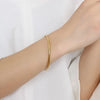 Classic Elegant Thin Bangle for Girls Kids Women, Cuff Bracelets Temperament Stainless Steel Child Chic Simple Ornaments - Image 3