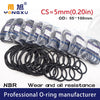 10PCS/Lot Black Nbr Sealing O-Ring CS5mm/60/65/70/75/80/85/90/95/100 5mm O Ring Seal Rubber Oring Gasket Rings Washer - Image 1