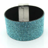Xqni Colorful Crystal Bracelet Bangles Rhinestone Wide Wrap Charm Women Nation Flag Bracelet Cuff Bracelet Wristband Jewelry - Image 13