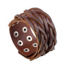Vintage Punk Retro Multilayer Leather Bracelet Male Braided Handmade Rope Wrap Bracelets Bangles for Men - Image 13
