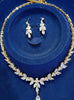 Cubic Zirconia Stud and Necklace Set with 44 cm Chain in Multiple Colors - Image 13