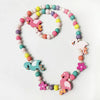 25 styles Cute Animal Flower Cartoon Flower Children's sweater necklace bracelet for children gift - Image 18
