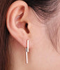 Smjel Simple T Bar Drop Earring for Women Geometric Ear Jacket Earrings Wedding Gifts - Image 9