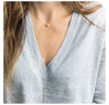 Korean Style Women Gold Color Stainless Steel Necklace Layered Necklace Jewelry - Image 13