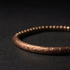Handmade Hammered Copper Bracelet Vintage Artificial Oxidized Street Rock Style Metal Unisex Jewelry For Men Women - Image 3