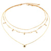 Boho Crystal Pendant Necklace Multilayer Star Necklaces Statement Deck Chain For Women Jewelry Gift - Image 4