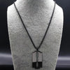 Gothic Blade Razor Pendant Necklaces Men Black Color Stainless Steel Chain Necklace Aesthetic Jewelry N423S01 - Image 2