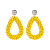 Water Drop Earrings for Women Faceted Beads Handmade Crystal Earring Big Earrings Long Earrings vintage - Image 14