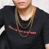 Necklace Curb Chains Link Men Choker Stainless Steel Male Female Accessories - Image 6