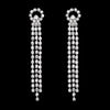 Silver Color Crystal Long Wedding Drop Earrings for Women Rhinestones Tassels Dangle Earrings Brides Gifts Party Jewelry - Image 9