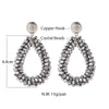 Water Drop Earrings for Women Faceted Beads Handmade Crystal Earring Big Earrings Long Earrings vintage - Image 5