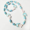 25 styles Cute Animal Flower Cartoon Flower Children's sweater necklace bracelet for children gift - Image 13