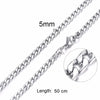Necklace Curb Chains Link Men Choker Stainless Steel Male Female Accessories - Image 23
