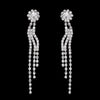 Silver Color Crystal Long Wedding Drop Earrings for Women Rhinestones Tassels Dangle Earrings Brides Gifts Party Jewelry - Image 27