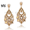 Hyperbole Crystal Classic Hollow out design Drop Earrings for Women Gift - Image 7