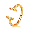 Silver Adjustable Zircon Open Rings for Women Silver Pearl Ring Mounting Gift Jewelry - Image 7