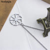 Nostalgia Slavic Kolovrat Pendant Wheel Amulet Pagan Wicca Jewelry Necklace Russian Talisman - Image 5