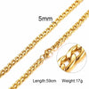 Necklace Curb Chains Link Men Choker Stainless Steel Male Female Accessories - Image 7