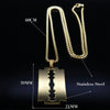 Gothic Blade Razor Pendant Necklaces Men Black Color Stainless Steel Chain Necklace Aesthetic Jewelry N423S01 - Image 8
